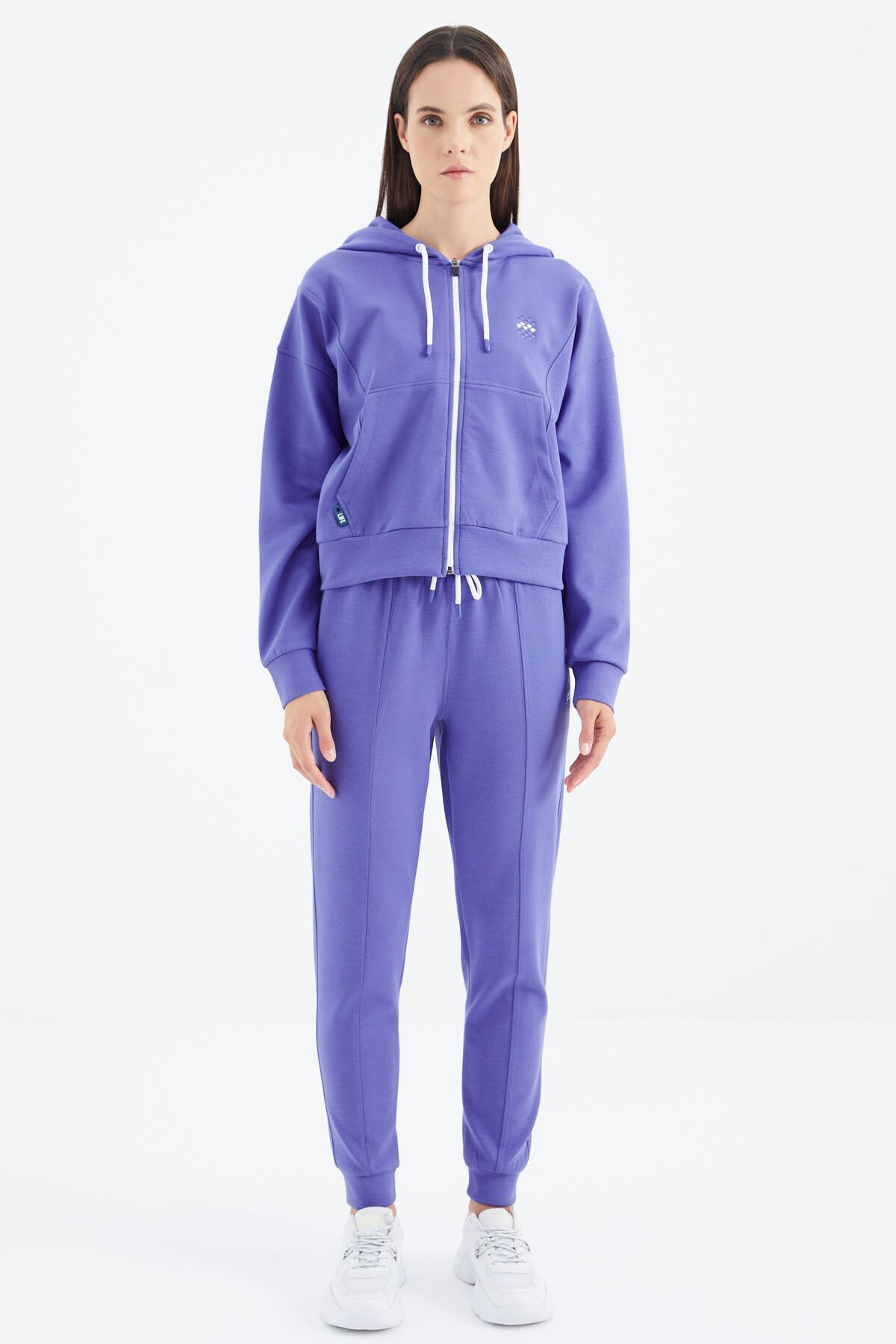Purple womens tracksuit top