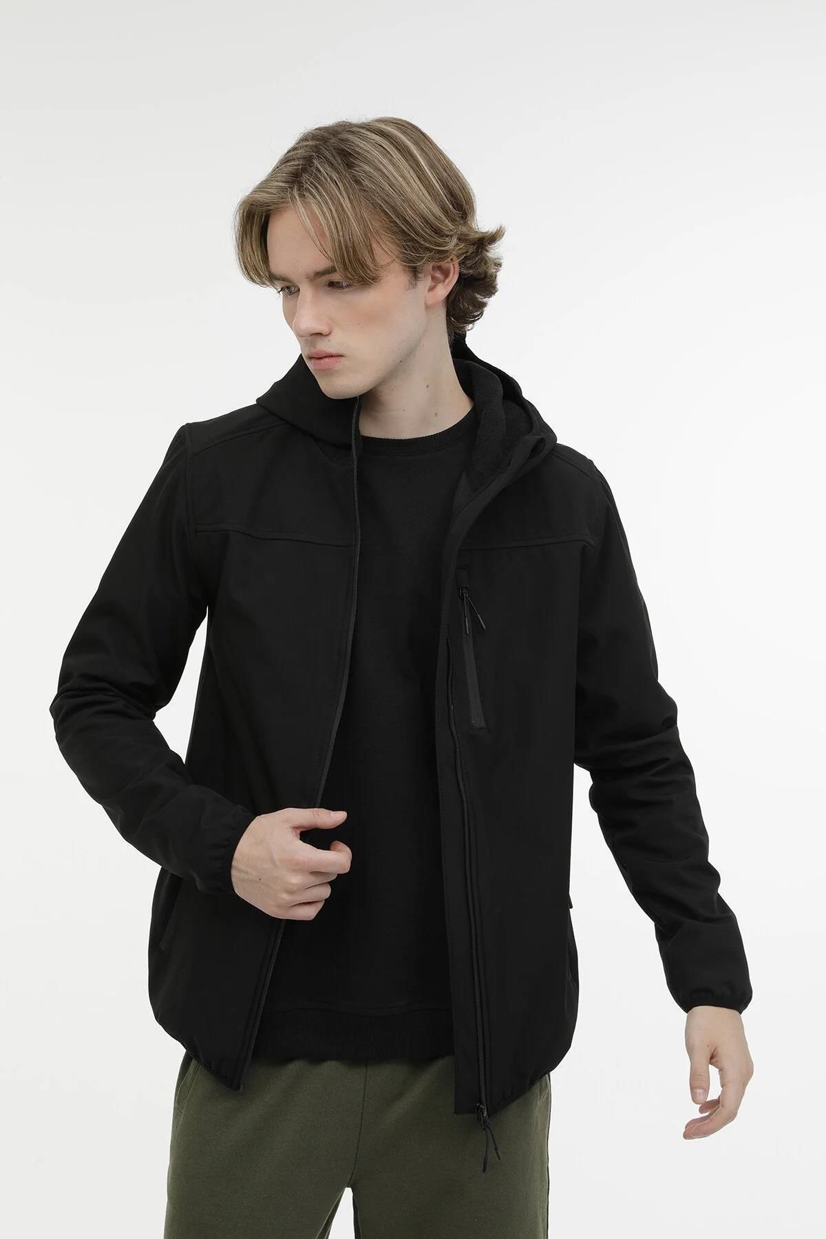Kinetix-Men's Softshell Coat - ml Basic, 3Pr Water Repellent 6
