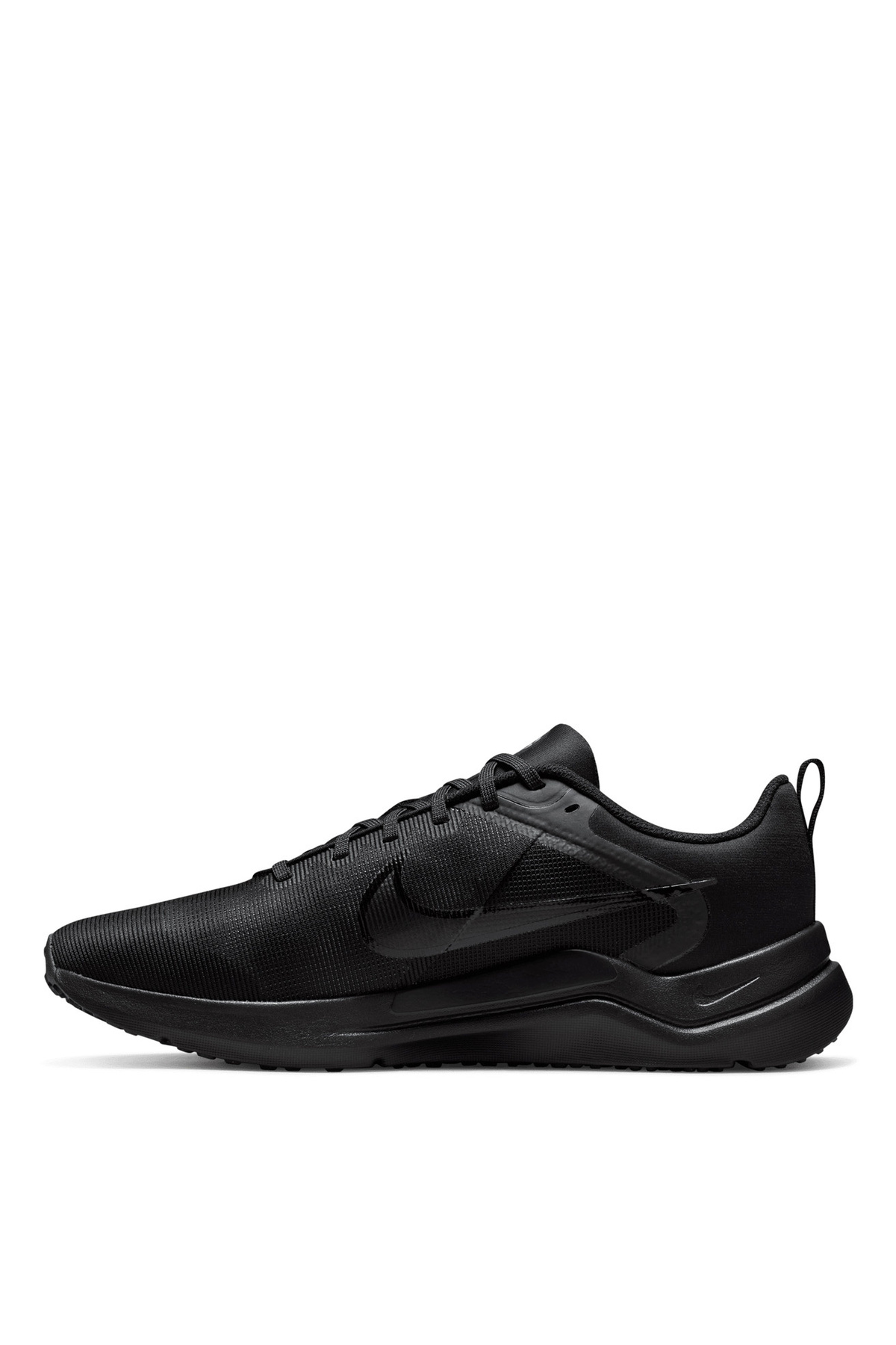 کفش رانینگ مردانه مشکی - خاکستری - نقره‌ای DD9293 002 NIKE DOWNSHIFTER 12 اورجینال - تصویر 2