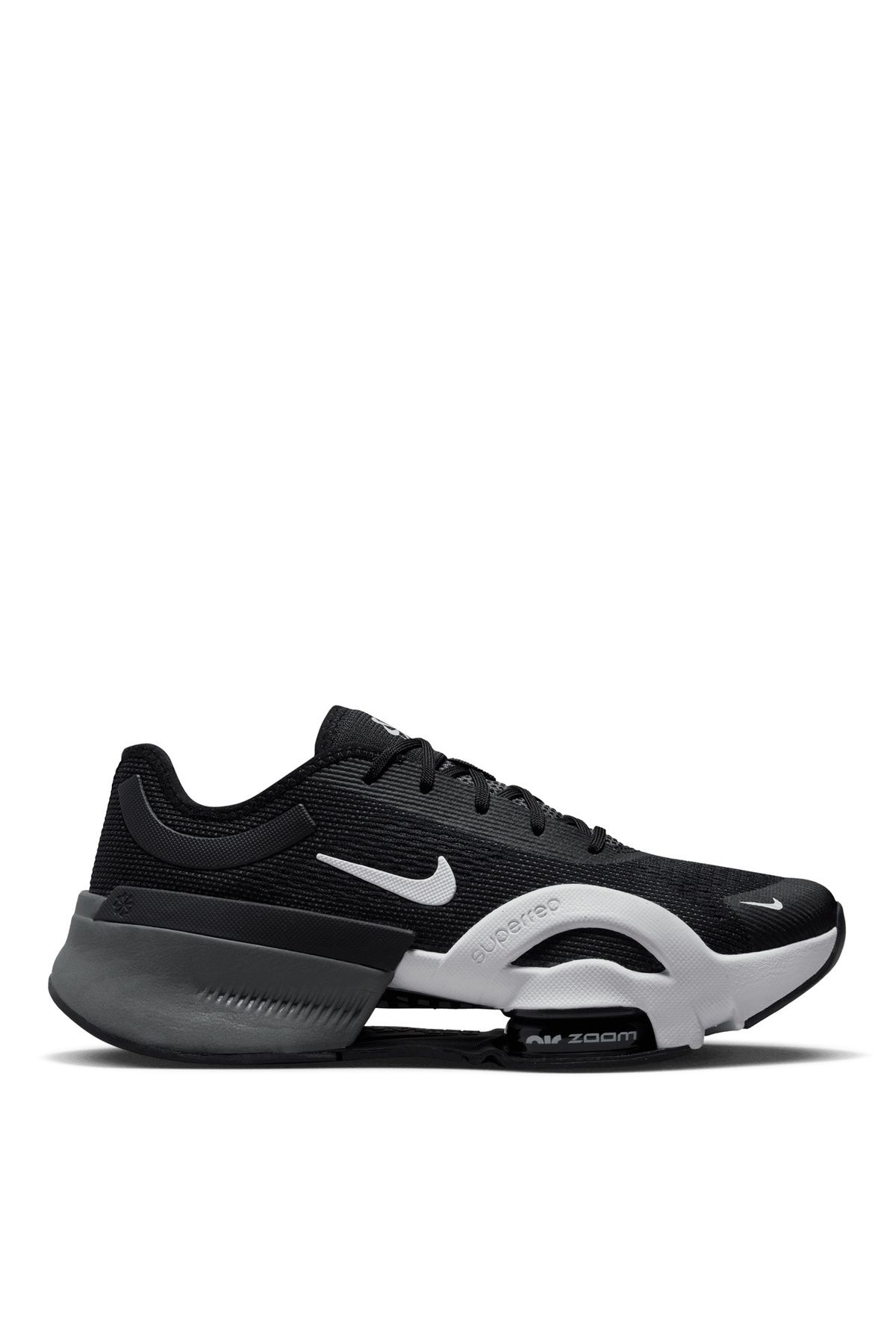 کفش تناسب اندام مشکی زنانه سیاه خاکستری های آموزش نقره ای DO9837 001 W ZOOM Superrep 4 N Nike