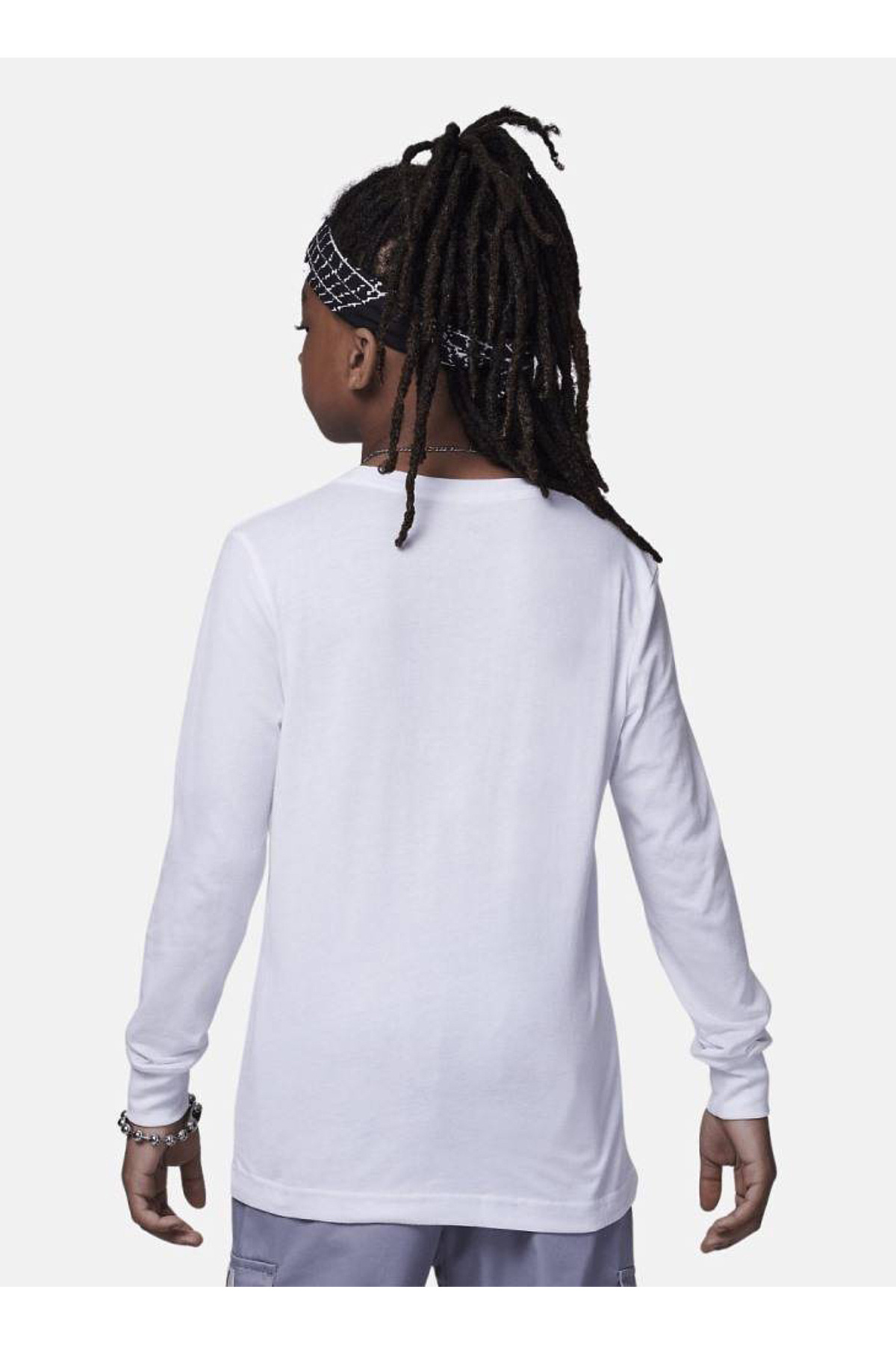 سویشرت پسرانه سفید Nike | 5003050981 اورجینال - تصویر 2