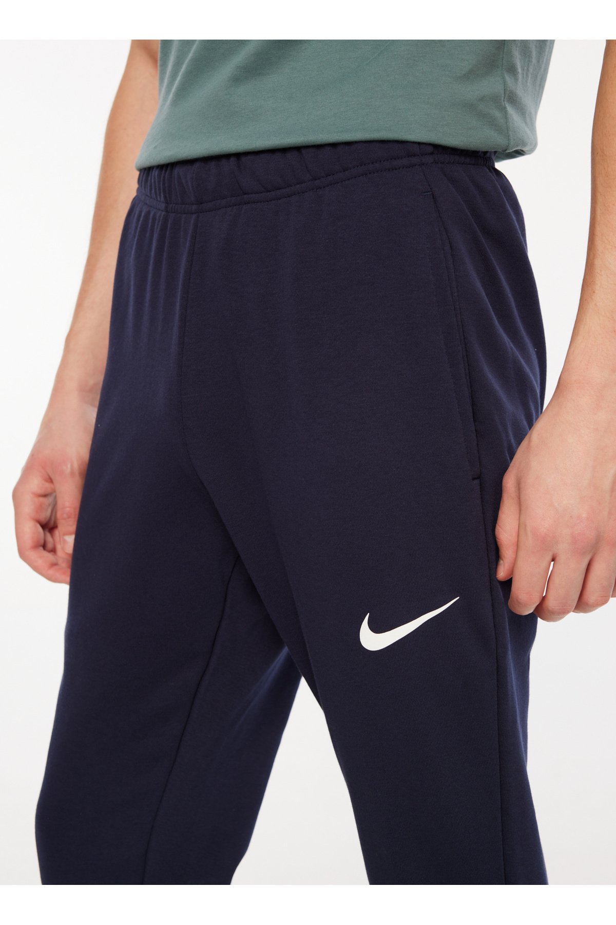 شلوار گرمکن مردانه آبی سرمه ای نایکی | 5003032963 اورجینال - تصویر 4