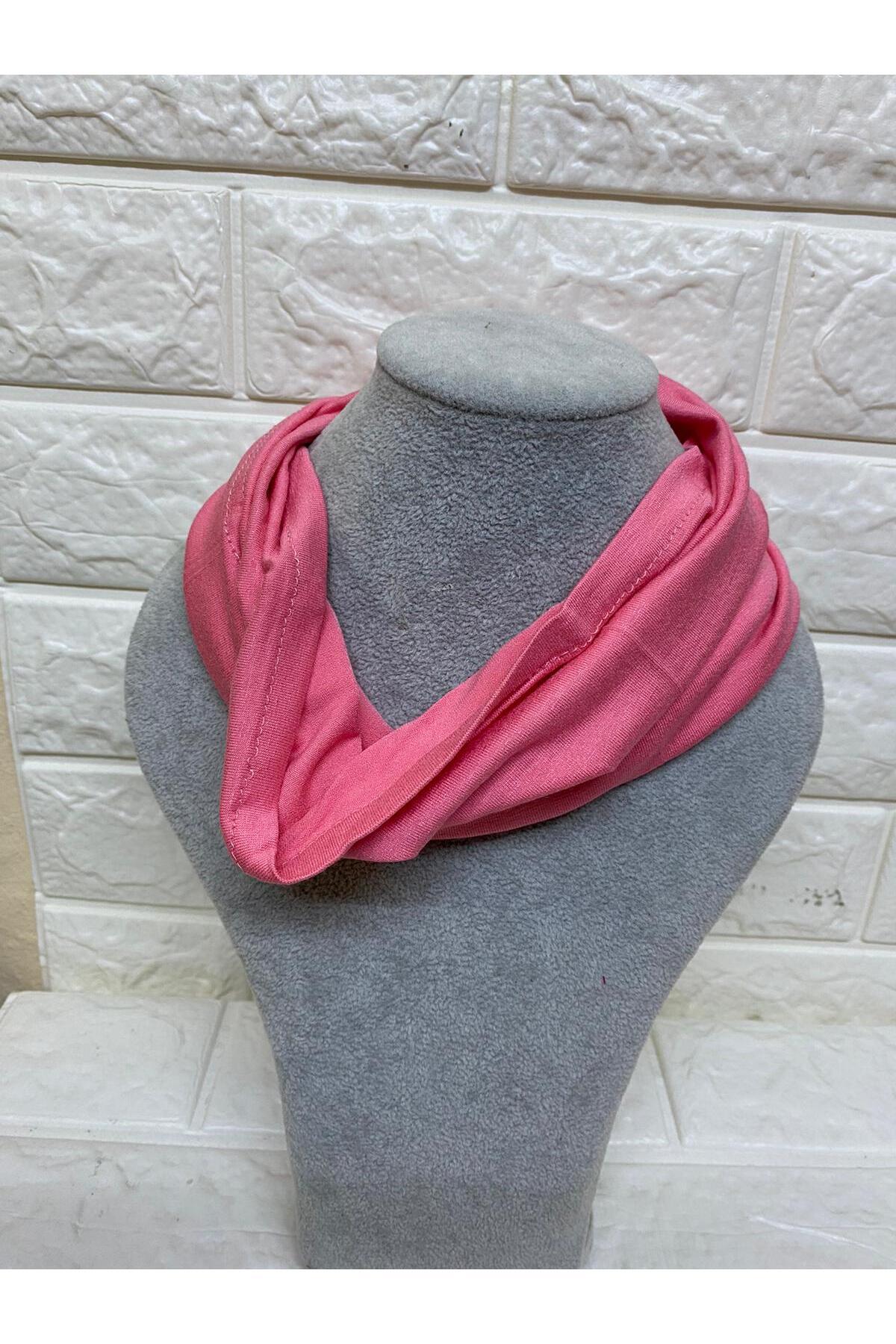 sema aksesuar Unisex Düz Renk Likralı Viskon Boyunluk Buff Baf Bandana ...