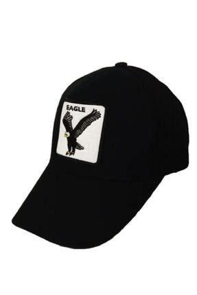 Kartal Işlemeli Fileli Spor Unisex Şapka Hayvan Figürlü Şapka spk20