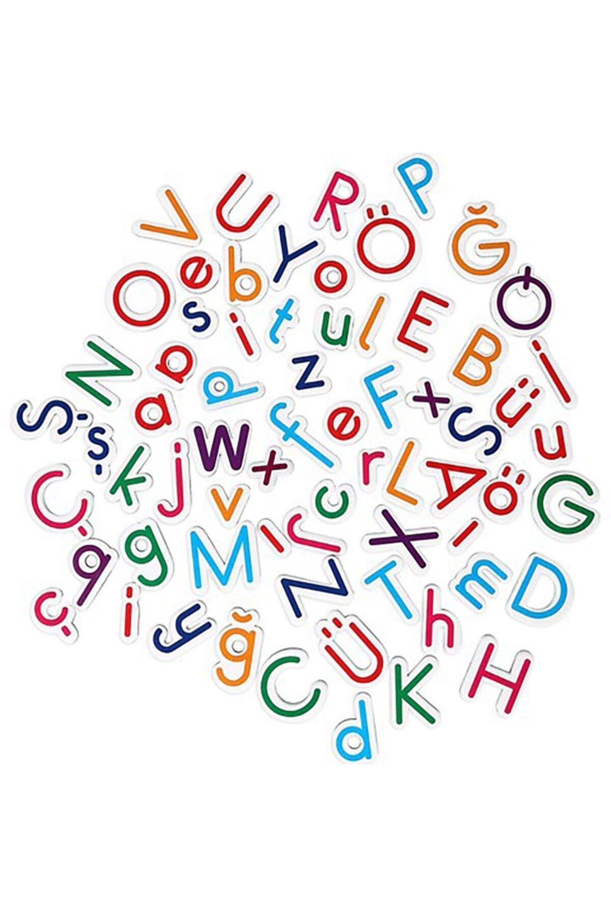 مجموعه ۲ حرف و عدد مغناطیسی - آهنربای آموزشی