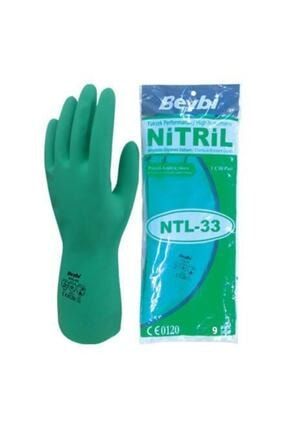Ntl-33 Kimyasal Koruyucu Nitril Eldiven 9 Numara 5 Adet ntl-33/5adet-9n