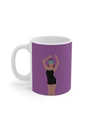 Selena Gomez Renkli Baskılı Tasarımlı Hediye Kahve Çay Kupa Bardak KPAA43