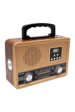 Rt-353 Nostaljik Prototip Radyo Müzik Kutusu Bluetooth Usb Saatli AT112455