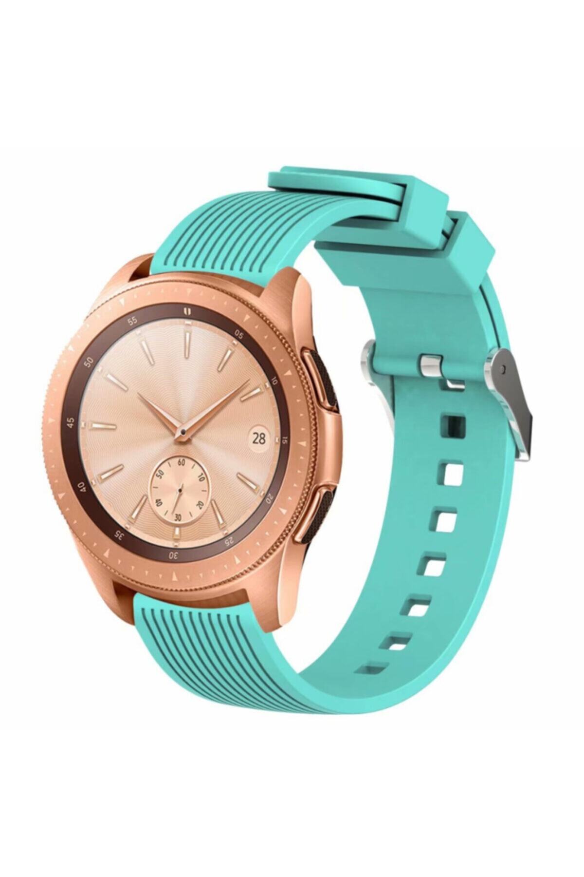 Samsung Galaxy Watch 42mm Stripe Silicone Cord Turquoise NO7