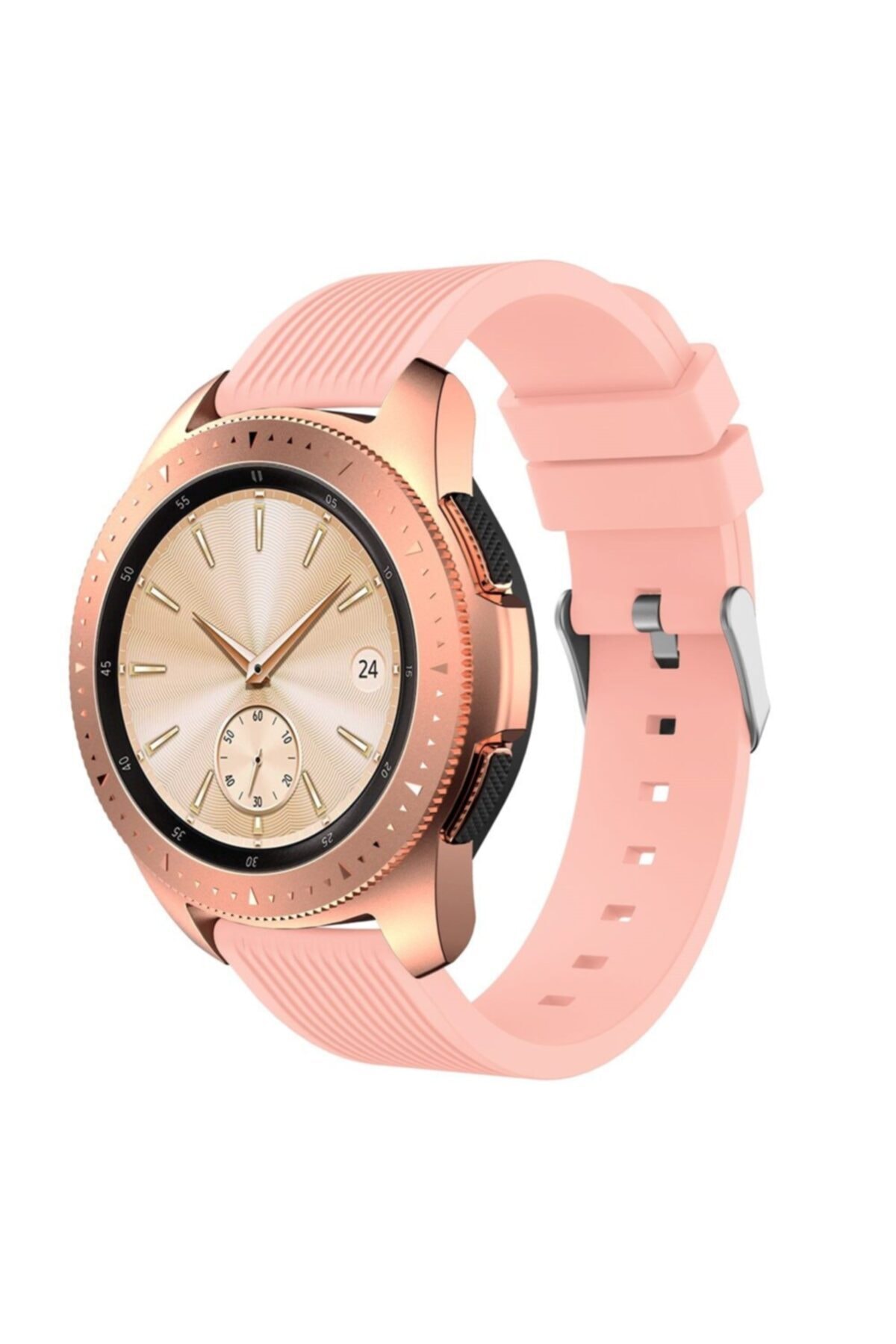 samsung Galaxy Watch 42mm Cord Striped Silicone Cord Pink NO3