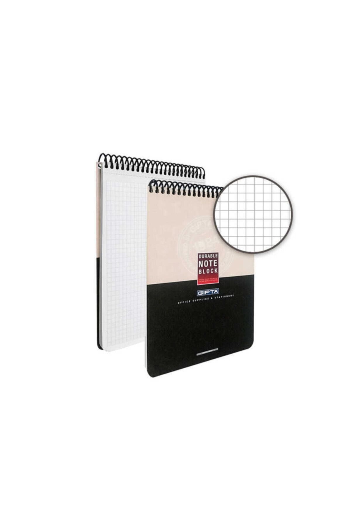 Gıpta-Memo Pad A5 Prisma Spiral Cardboard Checked 1380 100 Sheets 1