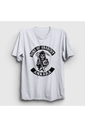 Unisex Beyaz Ankara Sons Of Anarchy T-shirt 213849tt