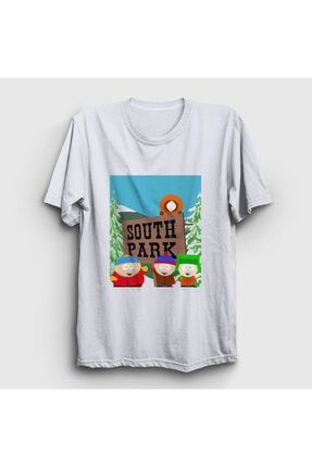 Unisex Beyaz Logo V2 South Park T-shirt 217133tt
