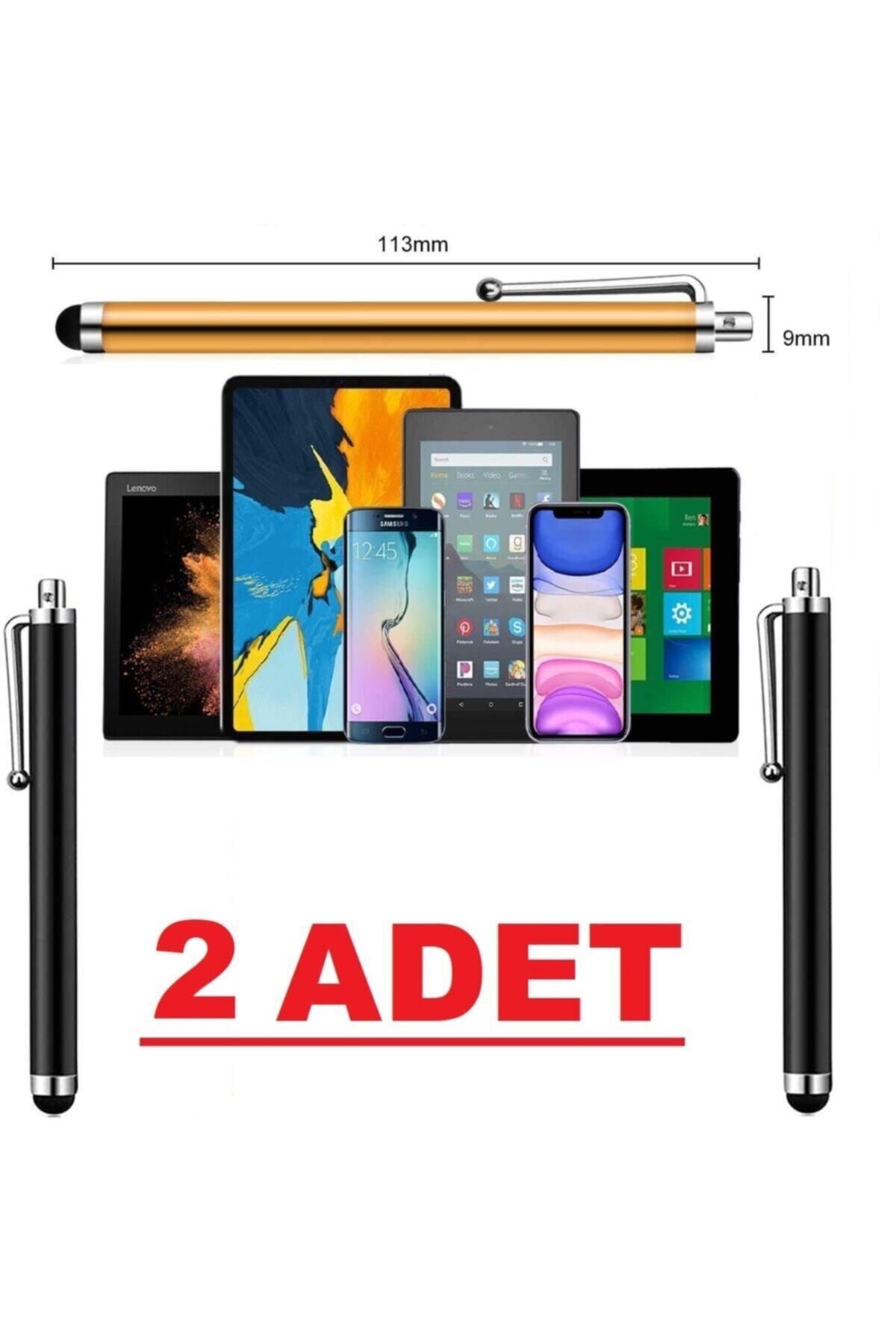 MİR 2 Adet Dokunmatik Kalem - Akıllı Tahta Tablet Telefonlar Için Kalem