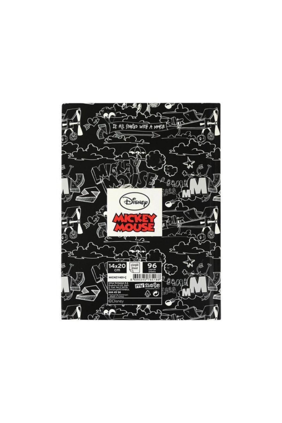 Mynote-Cover Notebook 14x20 96 Yp.striped Pattern3 3