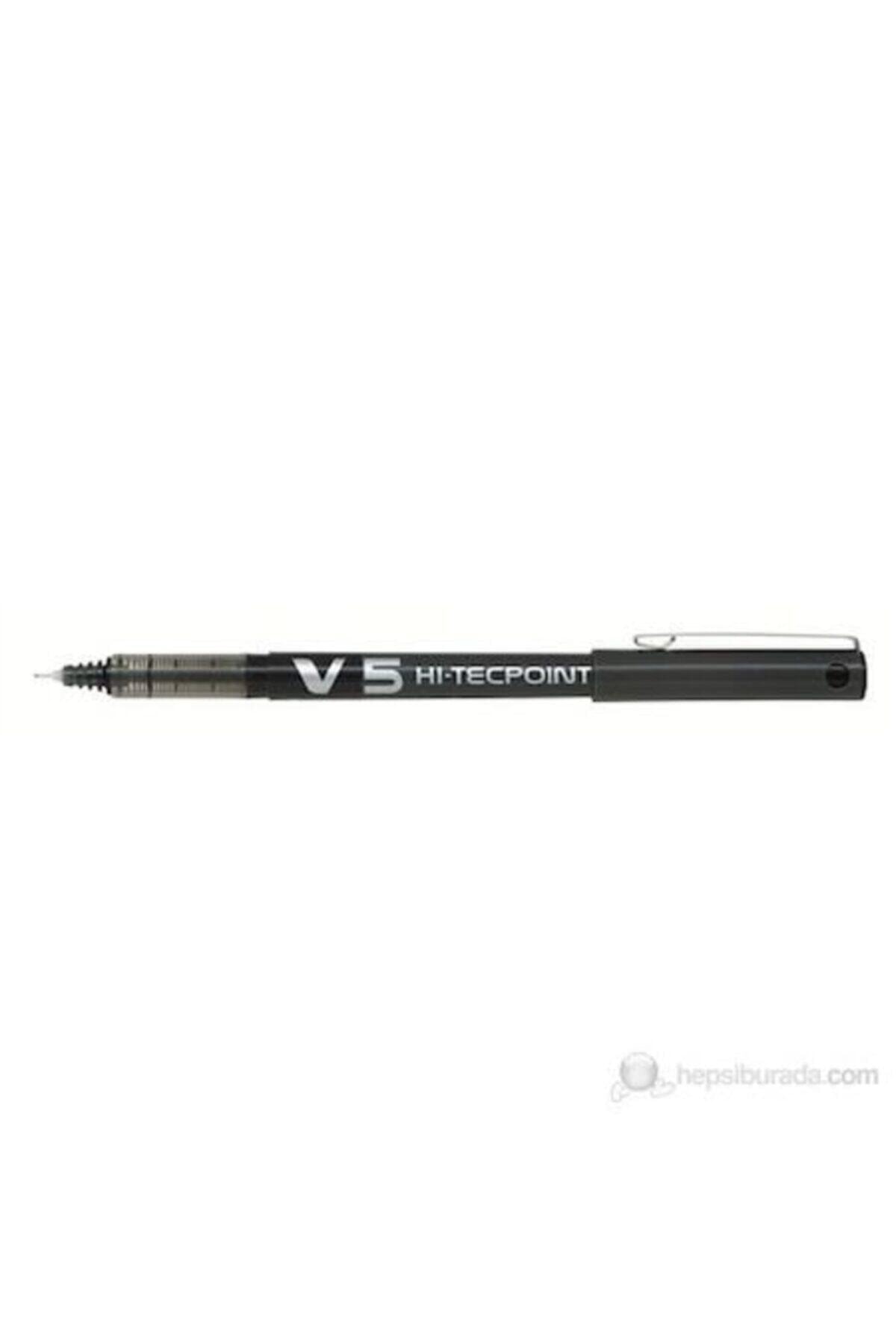 Pilot V5 Iğne Uçlu 0.5 Kalem Siyah 12li
