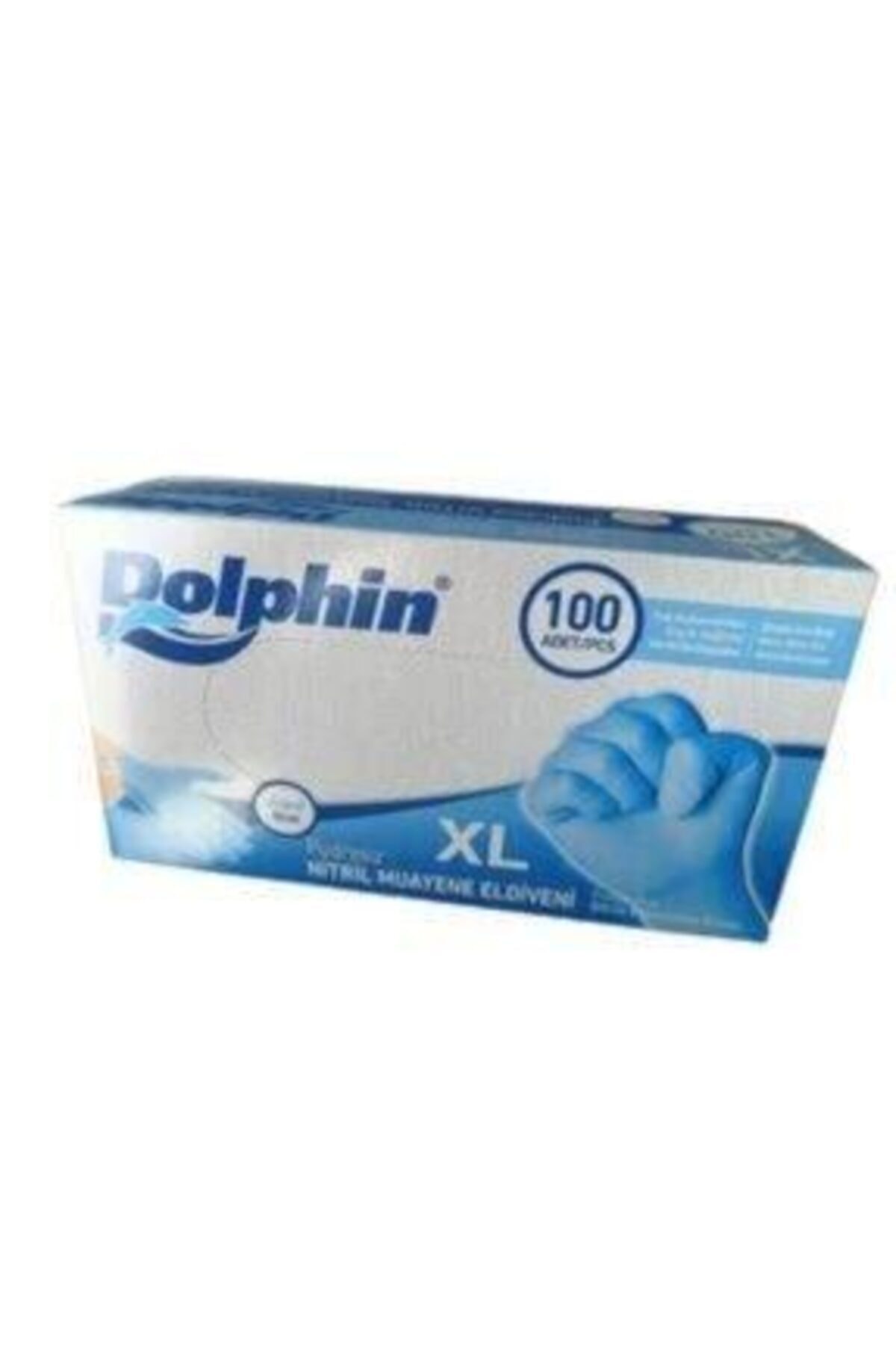Dolphin Pudrasız Nitril Mavi Eldiven Xl Dlme4506