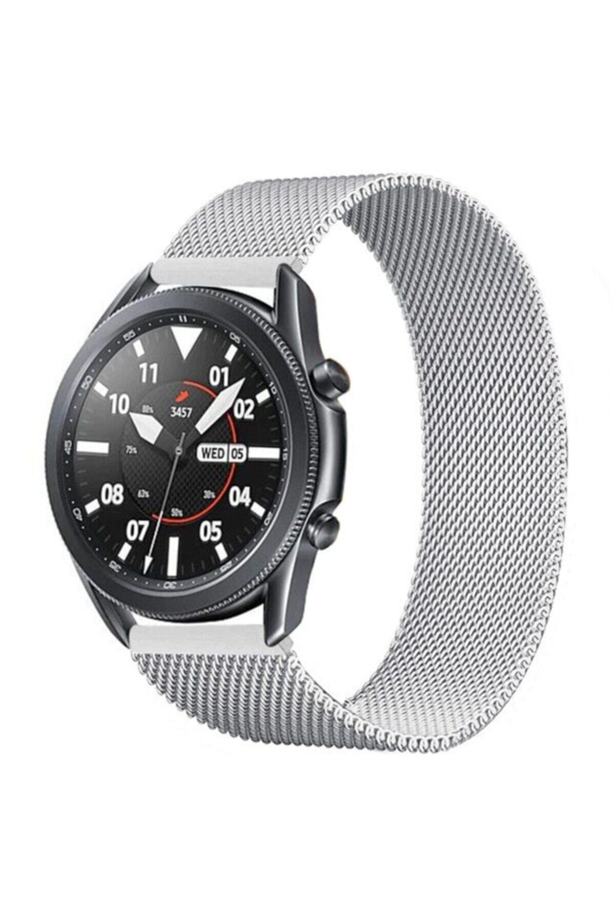 Xiaomi Amazfit Gts Beep Lite S Compatible Silver Metal Milano Cord 20mm