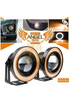 C9 Mercekli Angel Led Halkalı Sis Far Metal Alaşım Gövde Su Geçirmez Angel Si...