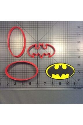 Batman Yarasa Logo Kesici Kalıp 8 cm 3D-0160