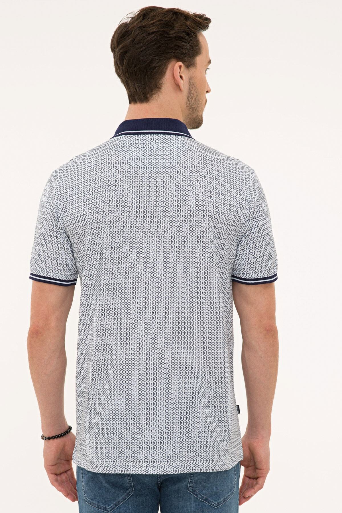 تیشرت مردانه سفید پیرکاردین | G021GL011.000.1006967 اورجینال - تصویر 3