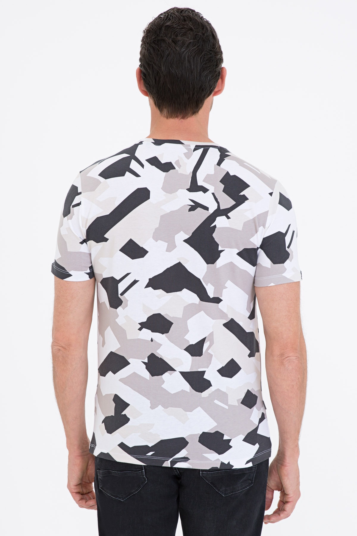 تیشرت مردانه بژ پیرکاردین | G021SZ011.000.1201157 اورجینال - تصویر 3