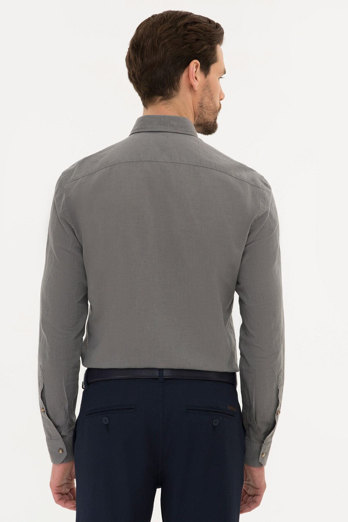 پیراهن مردانه راسته آستین بلند | پیر کاردین Pierre Cardin G021SZ004.000.997236.VR024 - تصویر 3