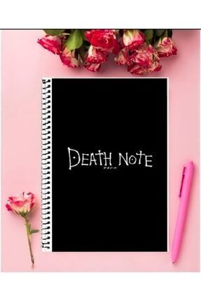 Lıght Yagami Death Note Anime Defter 1 Adet Özel Tasarım A5 Boyutu 15*21 Cm Telli Çizgisiz Defter barbato1436