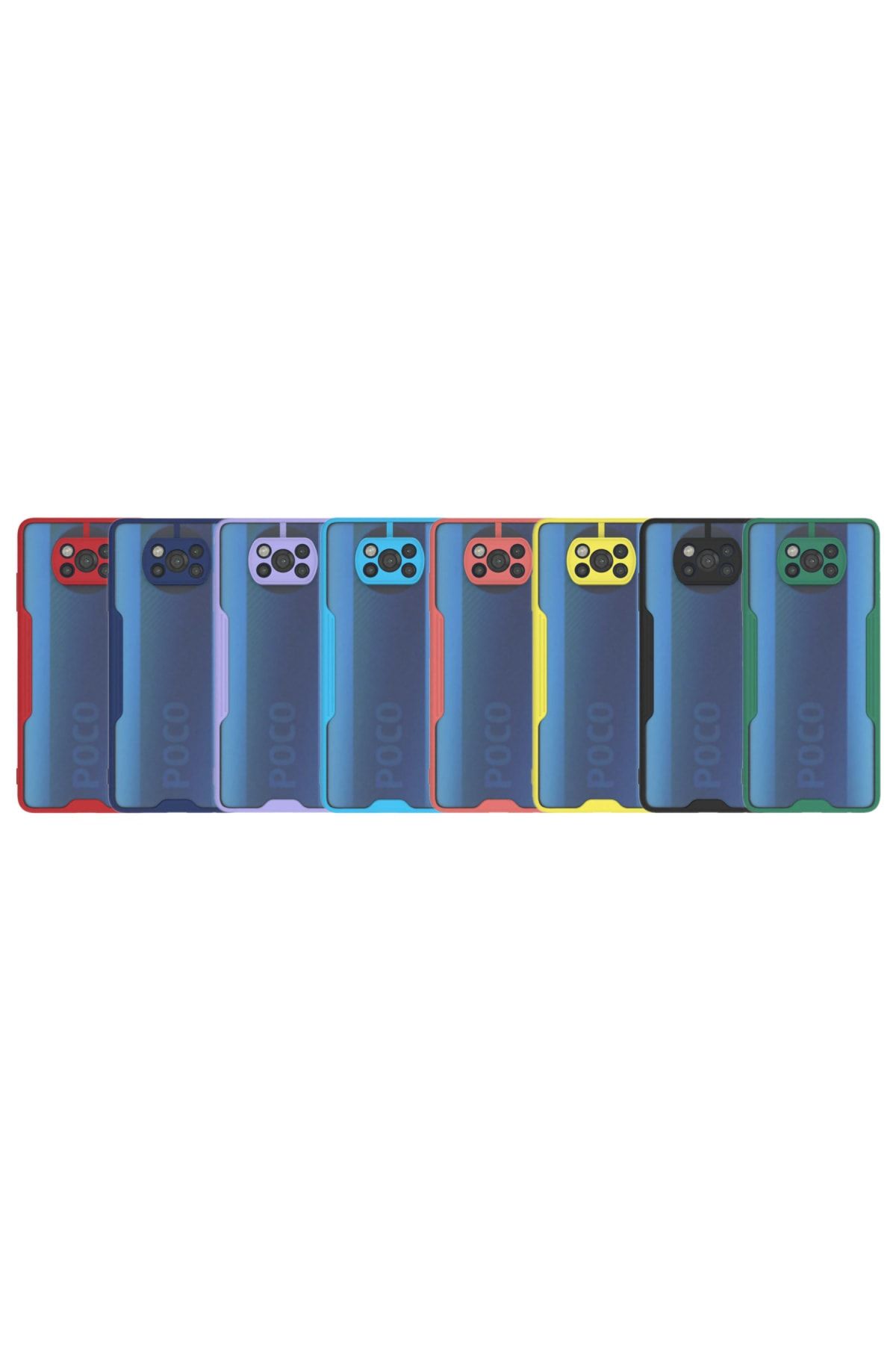 Caseworld Xiaomi Poco X3 Pro Kılıf Kamera Korumalı Colorful Kapak Yeşil Fiyatı Yorumları 9733