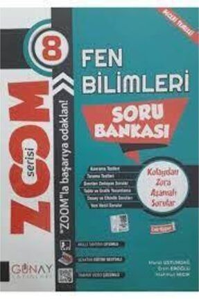 8. Sınıf Fen Bilimleri Zoom Soru Bankası KİTAP9