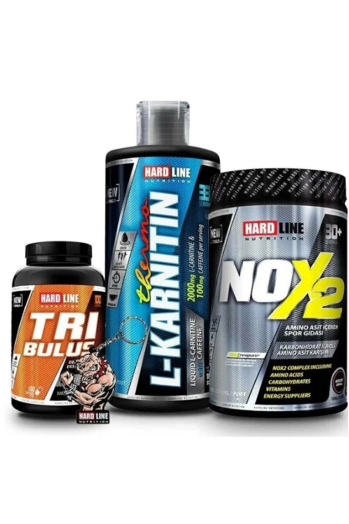 Hardline Nox 2 + L-karnitin Thermo Şeftali + Tribulus Kombinasyonu