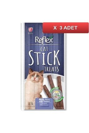 Cat Stick Tavşanlı Kedi Ödül Çubuk 5 gr 3 Adet(3paket) RFT-021-3