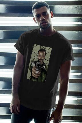 Erkek Breaking Bad Jesse Pinkman 17 Siyah Oversize Tshirt 2958825