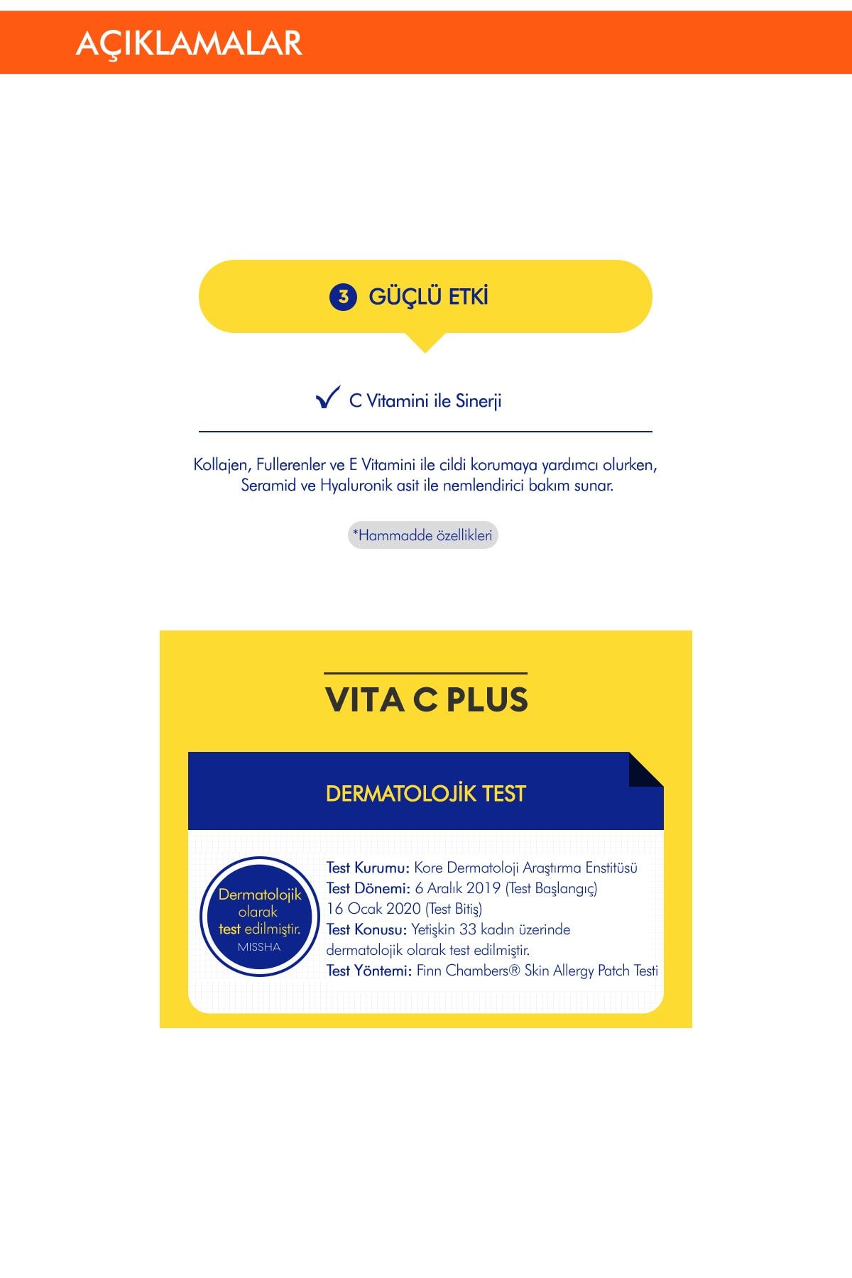 فوم پاک کننده ویتا سی پلاس Vita C Plus با ویتامینC و ضد لک و جوش ۱۲۰میل میشا Missha