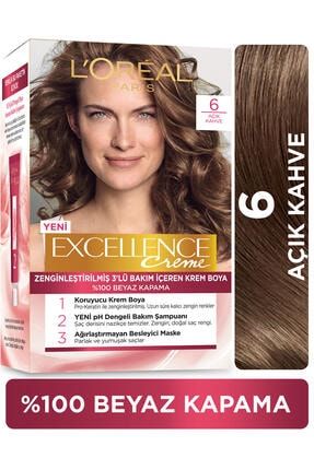 Excellence Creme Saç Boyası - 6 Açık Kahve 13831