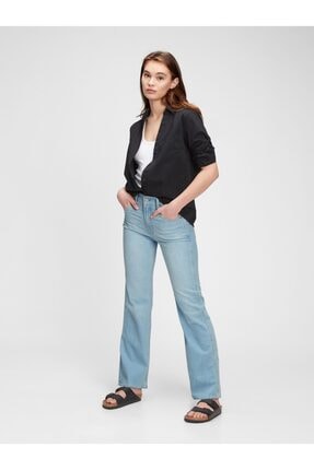 Kadın Mavi High Rise Vintage Jean Pantolon 630180
