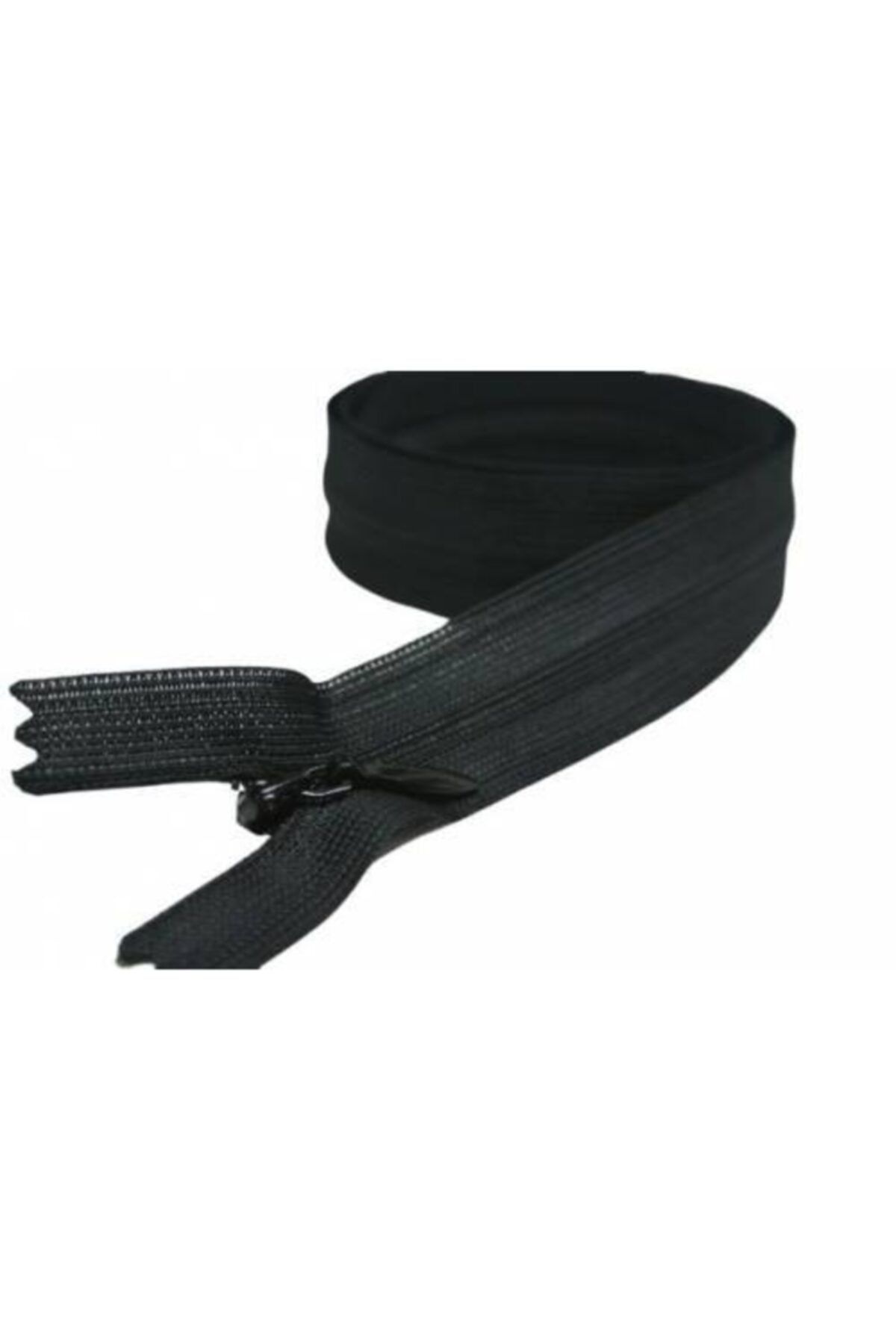 5 Adet 60cm Siyah Gizli Fermuar