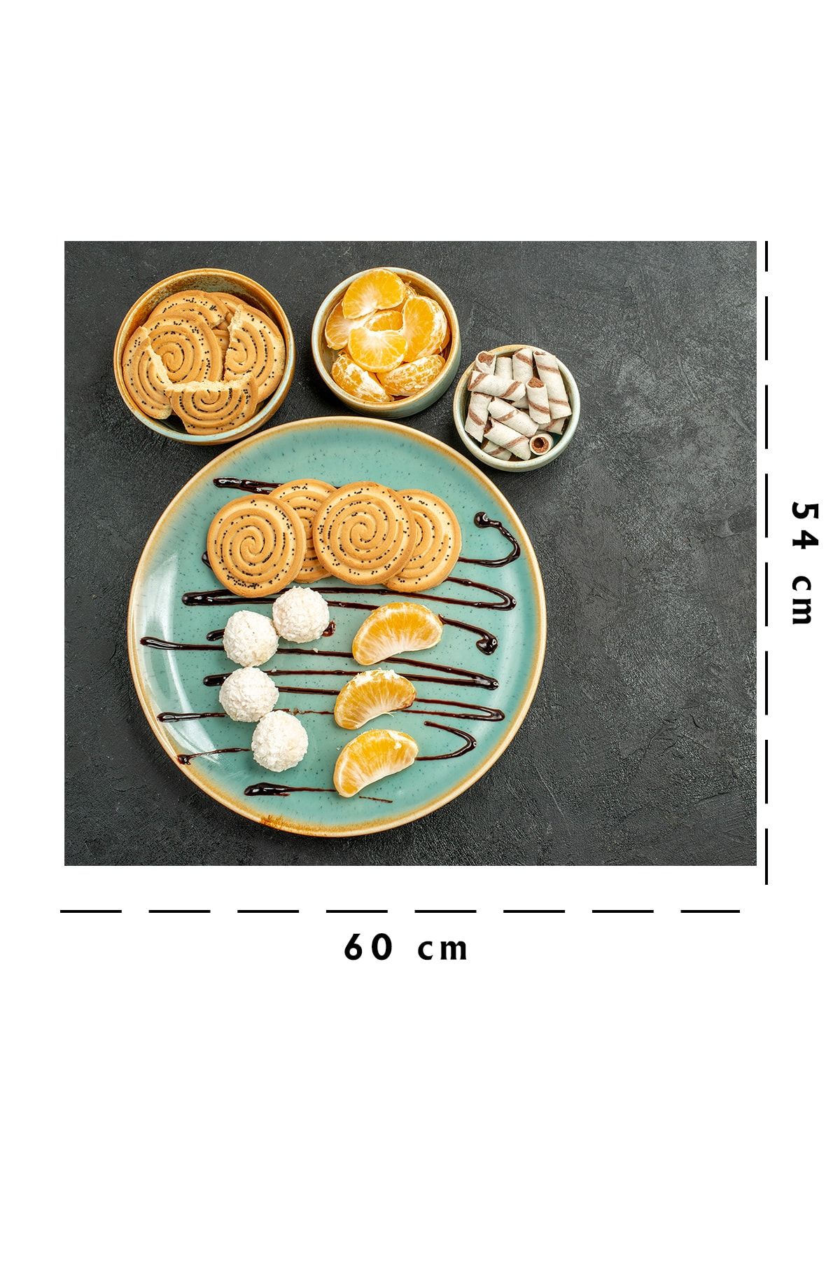 Tilki Dünyası-Coconut Cookies And Orange Sticker Behind The Kitchen Stove 2