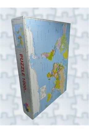 Dünya Haritası 1000 Parça - Puzzle 5852