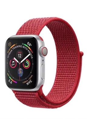 Apple Watch Se 44mm Pastel Renkli Örgü Tarz Koruma Saat Kordonu Elfia-Krd3-44mm-SE-2