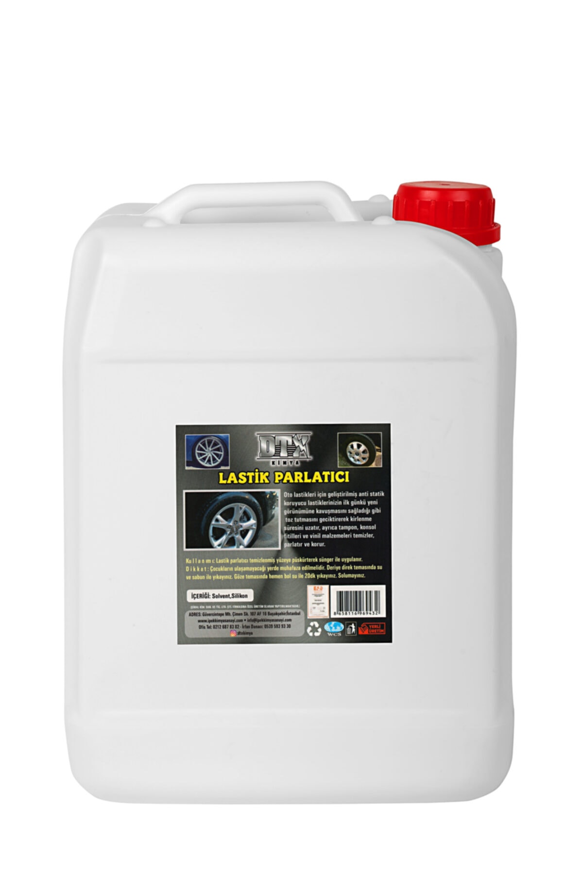 Sanayi Kimya Oto Ve Motosiklet Lastik Parlatıcı Sıvısı 22/25 Lt