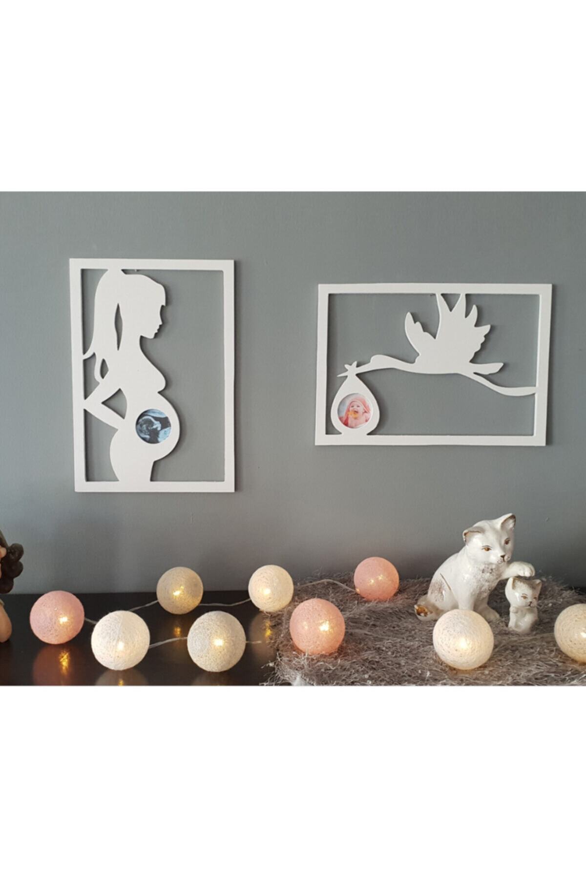 UTKU TASARIM Ahşap Ultrason Görüntüsü Ilk Fotoğraf Albümü Ikili Resim Albümü Leylek Getirdi fotoğrafı 3 (önizleme)