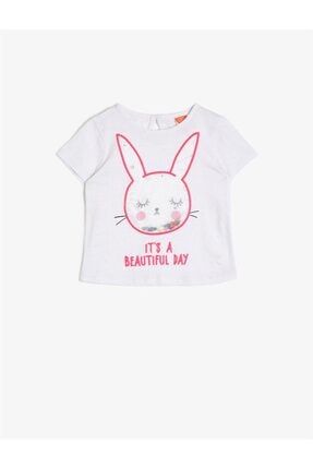 Kız Bebek Ekru T-Shirt 0YMG19453OK