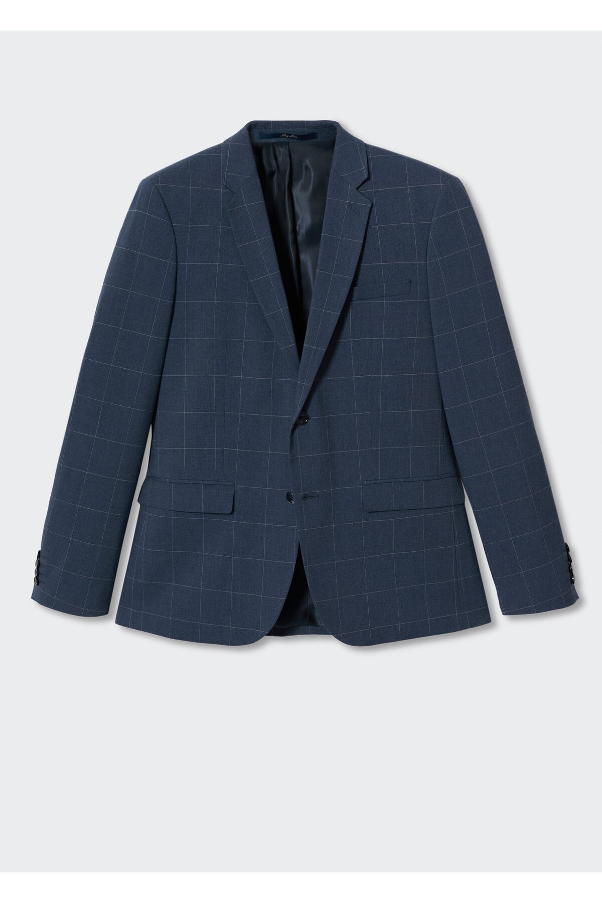 ژاکت مردانه آبی سرمه ای منگوMANGO Man | 37940162 اورجینال - تصویر 3