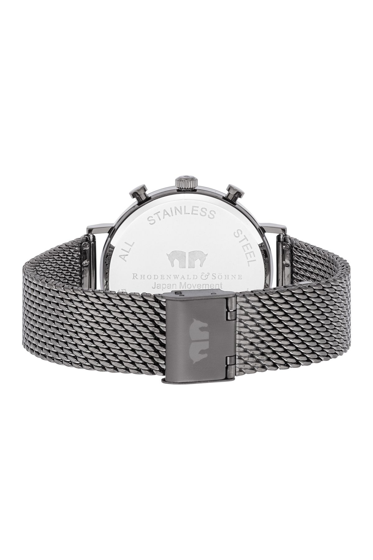 Rhodenwald & Söhne-Chronograph Herren Chronograph grau Edelstahl grau 4