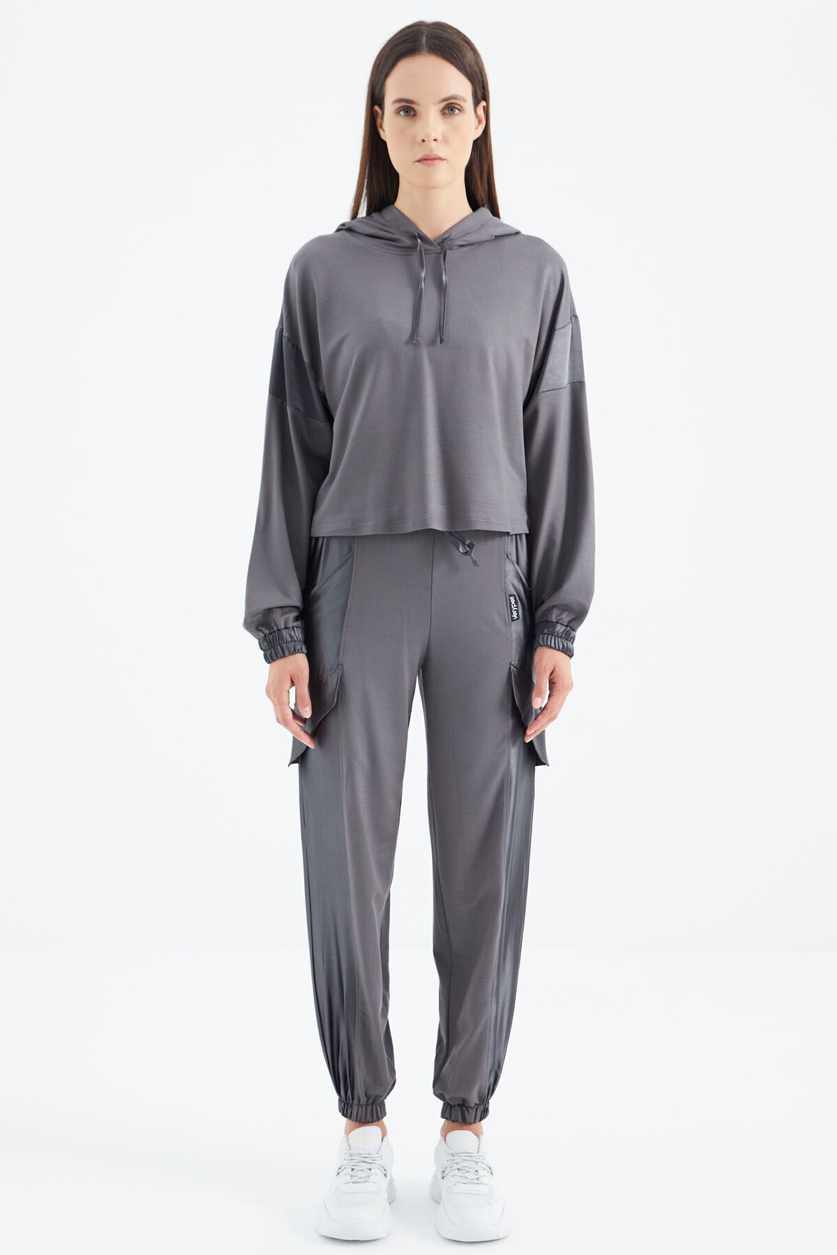 Womens dark sale grey tracksuit