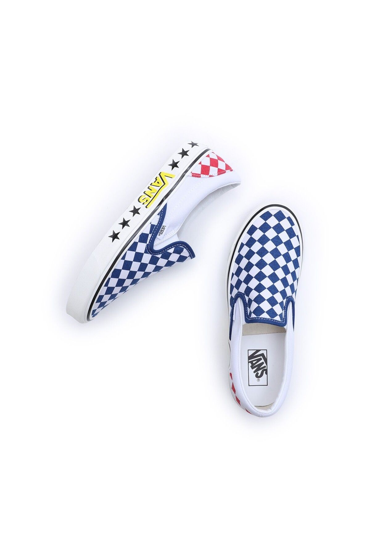 اسنیکر آبی مردانه و زنانه کفش ورزشی UA کلاسیک Slip On 98 dx سفید Vans