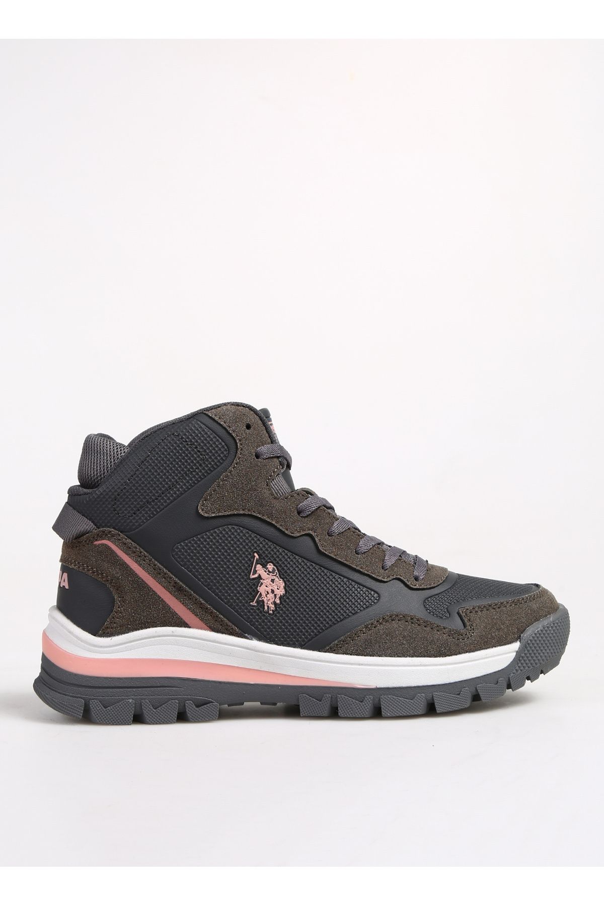 BASE. پولو اسن. چکمه زنانه خاکستری 3W SAGAN HI WMN 3PR U.S. Polo Assn.