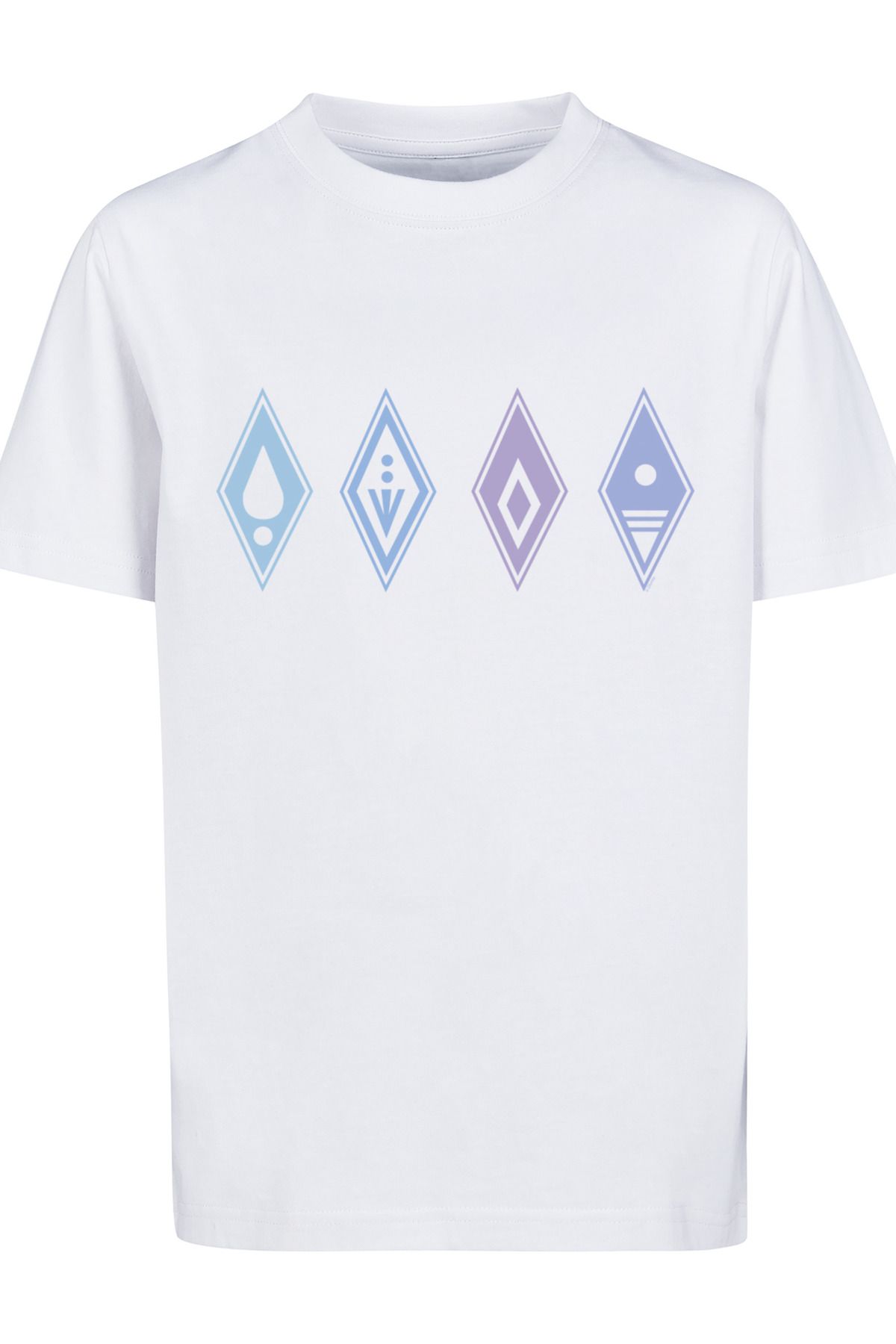 2 Kinder - Basic Trendyol mit Symbole Frozen F4NT4STIC T-Shirt Disney Elements Kids