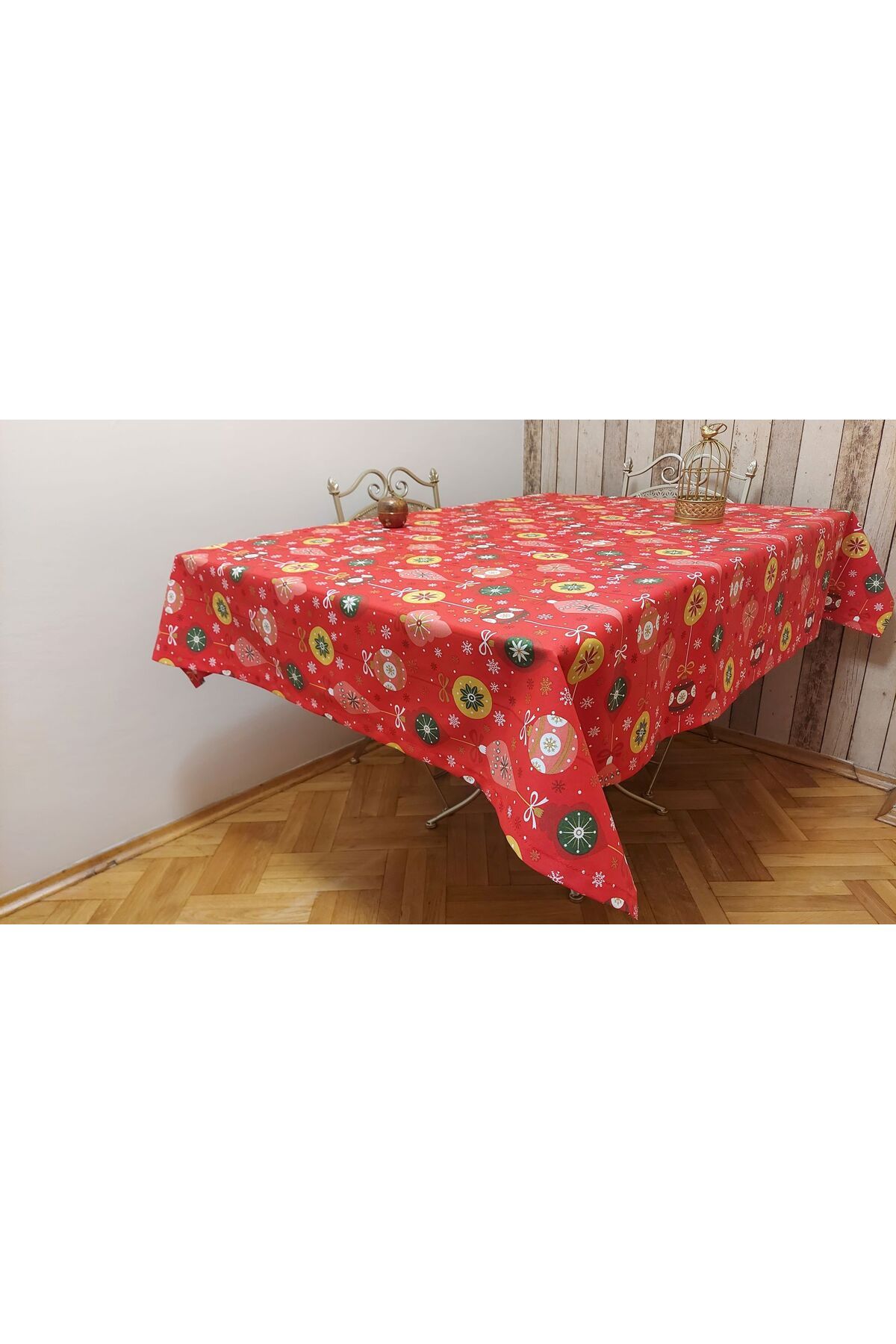 gonk-Rectangular, Christmas Patterned, Duck (LIQUID PUSHER, SPOT-PROOF) Fabric, Dining Table Cloth 5